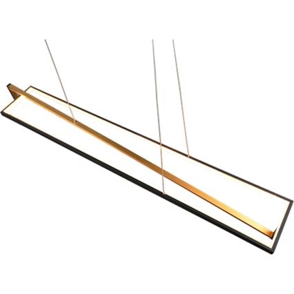 Trio - Lámpara colgante LED regulable con cable EDGE LED/35W/230V 2300/3000/4000K negro/dorado