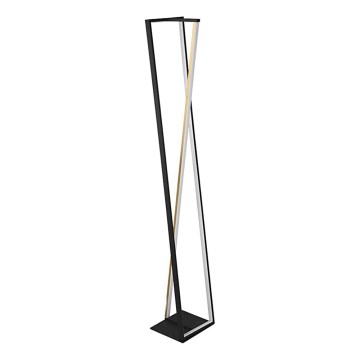 Trio - Lámpara de pie LED regulable EDGE LED/26W/230V 2300/3000/4000K negra/dorada