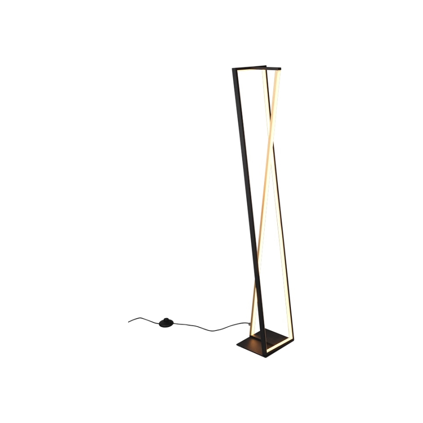 Trio - Lámpara de pie LED regulable EDGE LED/26W/230V 2300/3000/4000K negra/dorada
