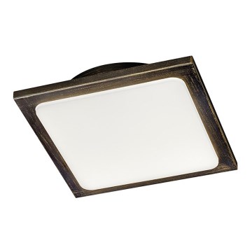 TRIO - Luminaria LED regulable de techo DENVER LED/20W/230V, acabado pátina