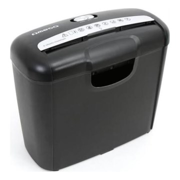 Trituradora de papel A4, capacidad 10 l, 230V, negra