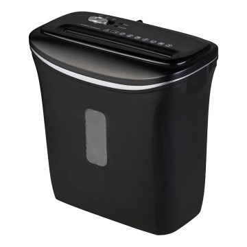 Trituradora de papel formato A4, capacidad 12 l, 230 V, negra