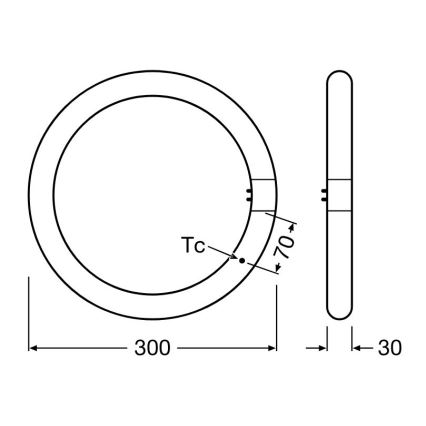 Tubo fluorescente LED G10q/18,3W/230V 6500K - Osram