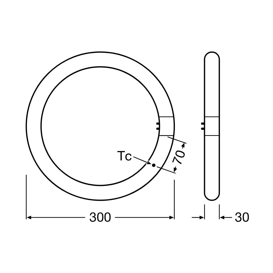 Tubo fluorescente LED G10q/18,3W/230V 6500K - Osram