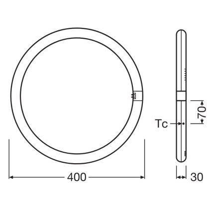 Tubo fluorescente LED G10q/24W/230V 6500K - Osram