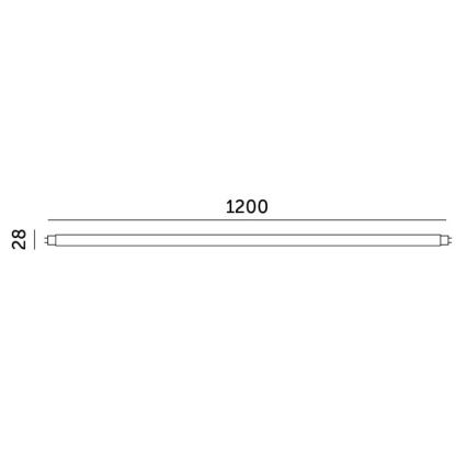 Tubo fluorescente LED T8 G13/18W/230V 3000K 120 cm