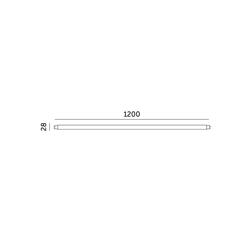 Tubo fluorescente LED T8 G13/18W/230V 4000K 120 cm