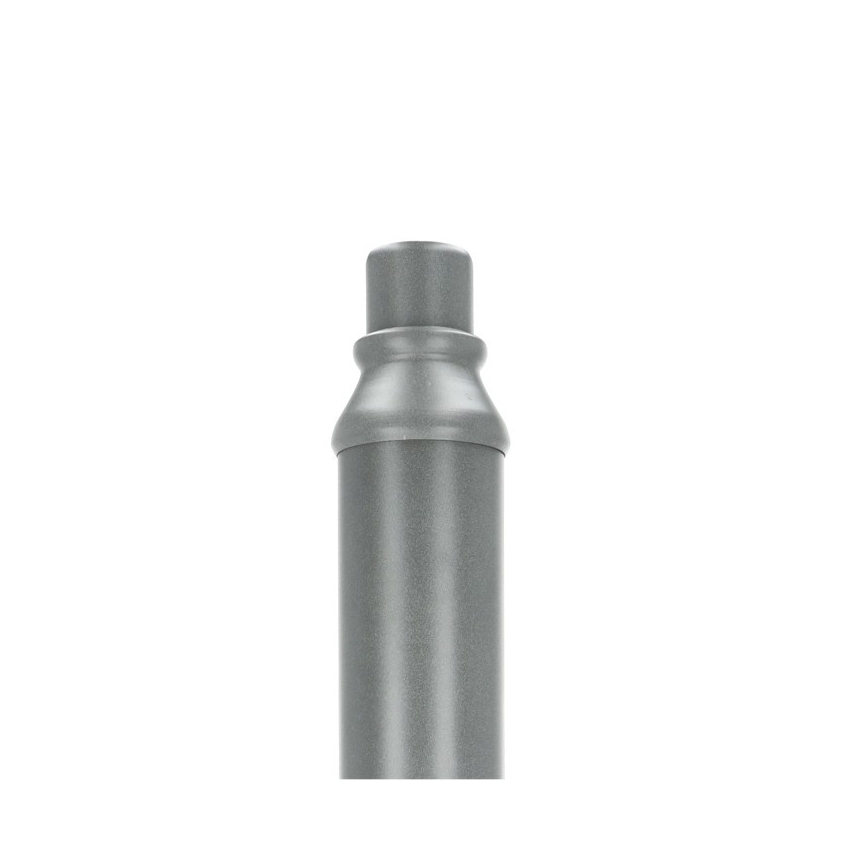 Tubo metálico para poste de iluminación exterior BASE 3 m gris