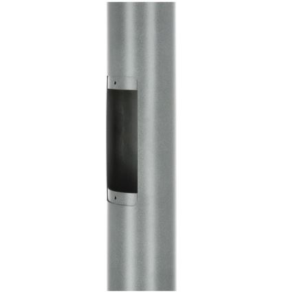 Tubo metálico para poste de iluminación exterior BASE 3 m gris