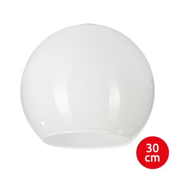 Tulipa de cristal de repuesto para lámpara KULA E27, diámetro 30 cm, blanca