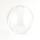 Tulipa de repuesto para lámpara de techo DEVI E27, diámetro 18 cm, transparente