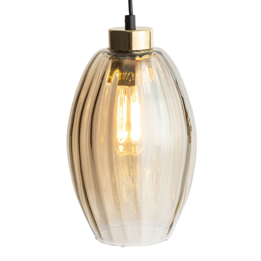 Tulipa de repuesto para lámpara SEBO E27, Ø 17 cm, beige ahumado