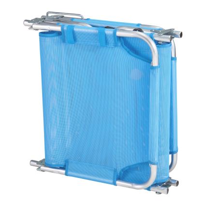 Tumbona plegable y reclinable SUNO 56x190 cm azul