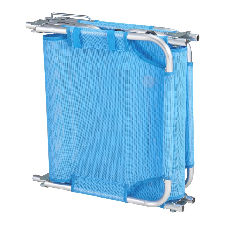 Tumbona plegable y reclinable SUNO 56x190 cm azul