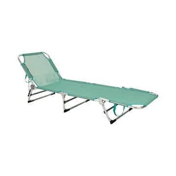 Tumbona plegable y reclinable SUNO 56x190 cm turquesa
