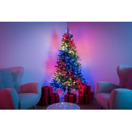 Twinkly - Árbol de Navidad LED RGBW regulable TREE 435 LEDs 2,1 m Wi-Fi