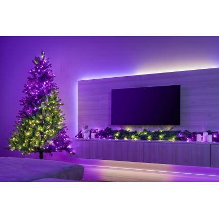Twinkly - Árbol de Navidad LED RGBW regulable TREE 435 LEDs 2,1 m Wi-Fi