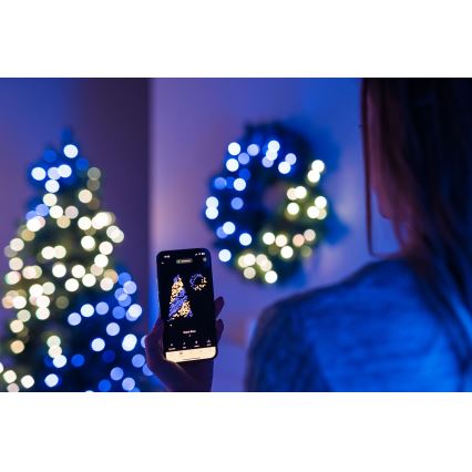 Twinkly - Árbol de Navidad LED RGBW regulable TREE 435 LEDs 2,1 m Wi-Fi