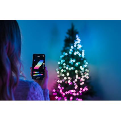 Twinkly - Árbol de Navidad LED RGBW regulable TREE 435 LEDs 2,1 m Wi-Fi