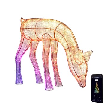 Twinkly TW3RD140SPP-TEU - Reno LED RGBW regulable para exteriores 160xLED IP44 Wi-Fi
