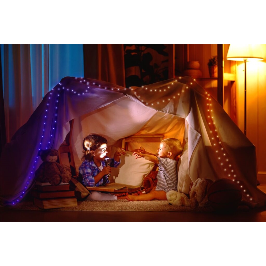 Twinkly - LED RGB Tira regulable DOTS 60xLED 3 m Wi-Fi USB