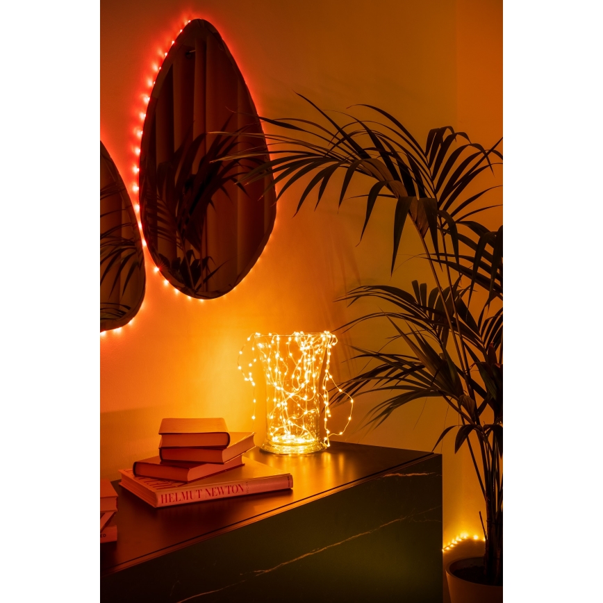 Twinkly - Guirnalda DOTS LED RGB regulable, 60 LEDs, 7 m, USB y Wi‑Fi