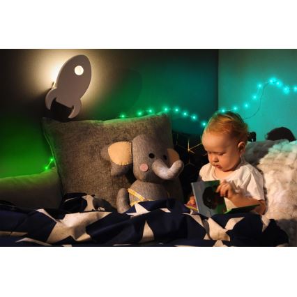 Twinkly - Tira LED RGB regulable exterior DOTS 200xLED 10 m IP44 WiFi