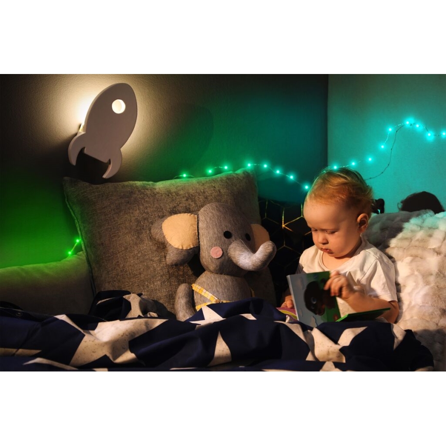 Twinkly - Tira LED RGB regulable exterior DOTS 200xLED 10 m IP44 WiFi