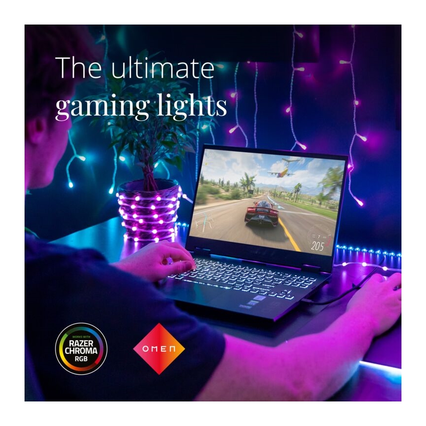 Twinkly - Tira LED RGB regulable exterior DOTS 200xLED 10 m IP44 WiFi