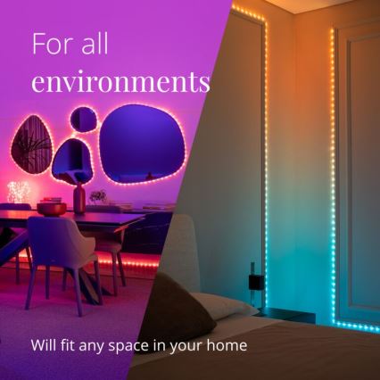 Twinkly - Tira LED RGB regulable exterior DOTS 200xLED 10 m IP44 WiFi