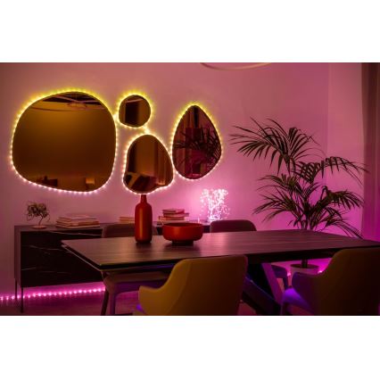 Twinkly - Tira LED RGB regulable para exteriores DOTS 200xLED 10 m IP44 Wi-Fi