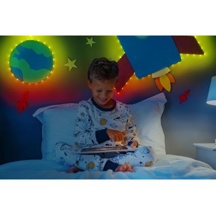 Twinkly - Tira LED RGB regulable para exteriores DOTS 200xLED 10 m IP44 Wi-Fi