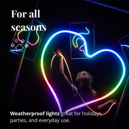 Twinkly - LED RGB Tira regulable FLEX 200xLED 2 m Wi-Fi