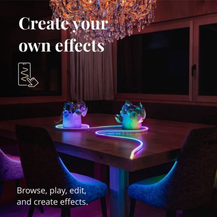 Twinkly - LED RGB Tira regulable FLEX 200xLED 2 m Wi-Fi