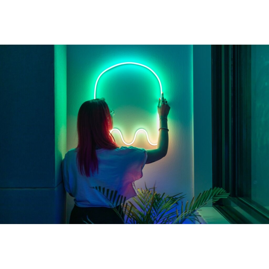 Twinkly - Tira LED RGB regulable FLEX 300 LEDs, 3 m, Wi-Fi