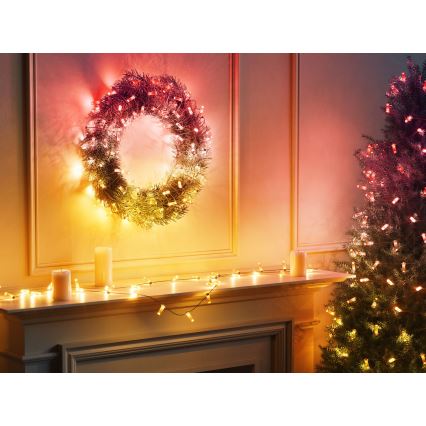 Twinkly - LED RGB guirnalda navideña regulable CANDIES 200xLED 14 m USB Wi-Fi