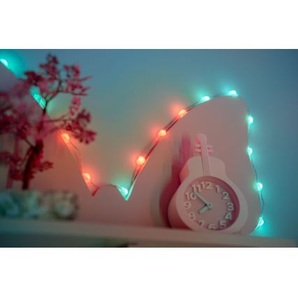 Twinkly - Guirnalda LED RGB regulable CANDIES 100 LED 8 m USB Wi‑Fi