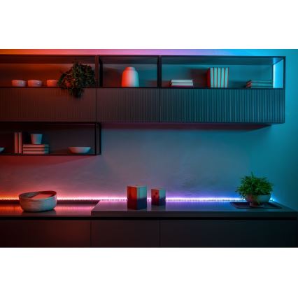 Twinkly - LED RGB Tira extensible regulable LINE 100xLED 1,5 m Wi-Fi