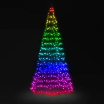 Twinkly TWP750SPP-BEU - Árbol navideño exterior LED RGB, 750 LEDs, 4 m, IP44, Wi-Fi