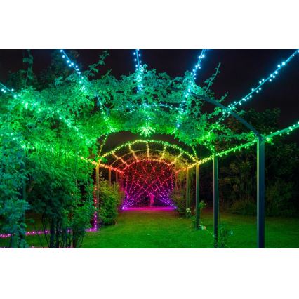 Twinkly - Guirnalda LED RGBW regulable para exterior STRINGS 250xLED 23,5m IP44 Wi-Fi