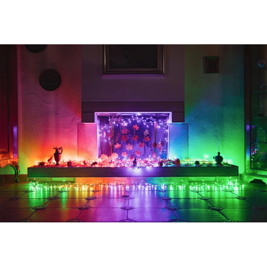 Twinkly - Cadena para exterior regulable LED RGBW STRINGS 250 LEDs 23,5 m IP44 Wi-Fi