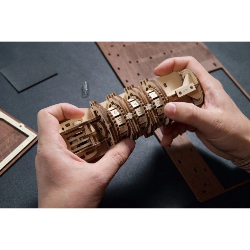 Ugears - Rompecabezas mecánico 3D de madera Libro de los Secretos