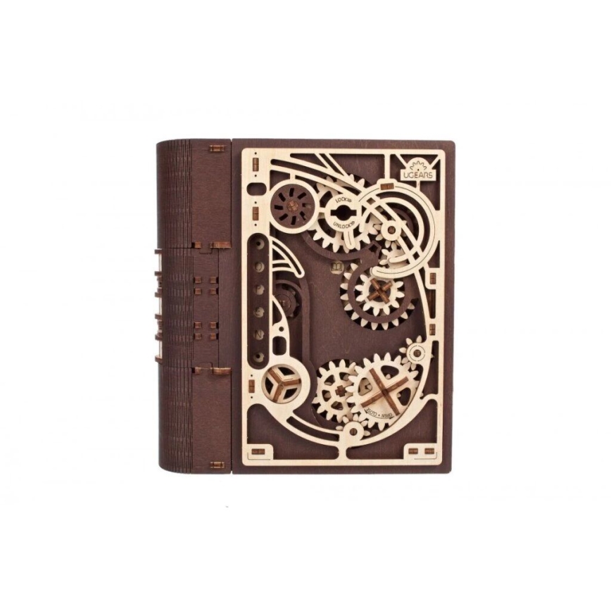 Ugears - Rompecabezas mecánico 3D de madera Libro de los Secretos