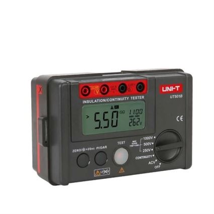 Uni-T UT501B - Probador de resistencia de aislamiento (6x AA)