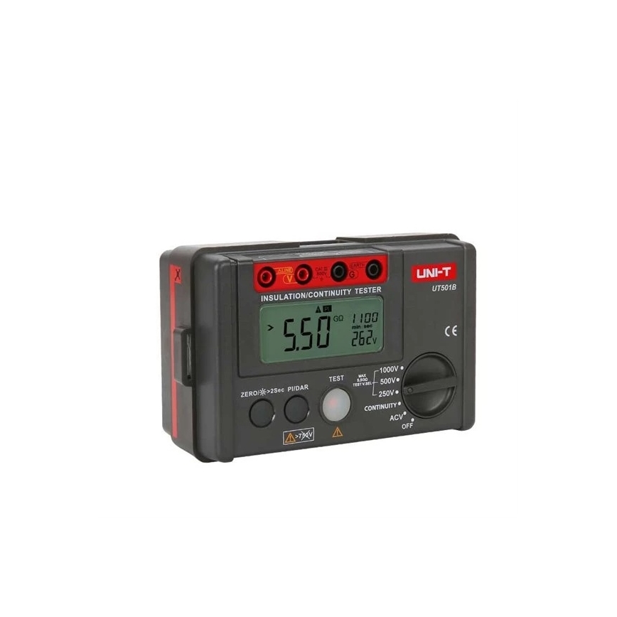 Uni-T UT501B - Probador de resistencia de aislamiento (6x AA)