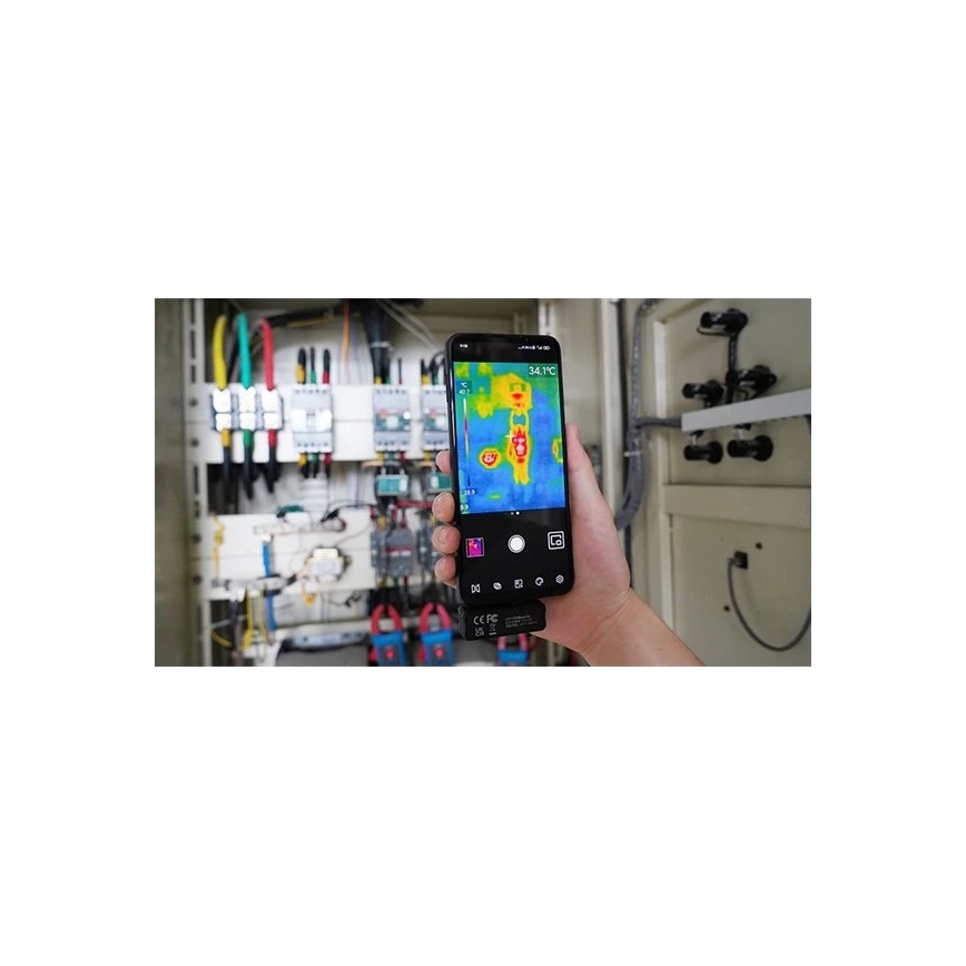 Uni-T UTi120MS - Cámara térmica con conector lightning para iPhone