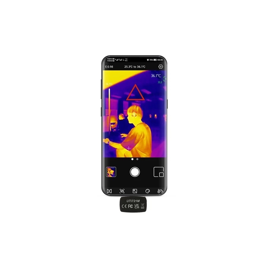 Uni-T UTi721M - Cámara térmica USB-C