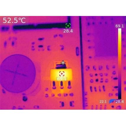 Uni-T UTi730V - Cámara termográfica con batería de 5200 mAh, resolución 640x480 px, protección IP54