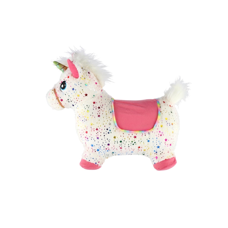 Unicornio saltador con melodía, requiere 3xLR44