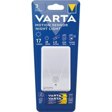 Varta 16624101421 - Lámpara LED de orientación con sensor NIGHT LIGHT LED/3xAAA